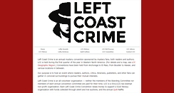 Desktop Screenshot of leftcoastcrime.org